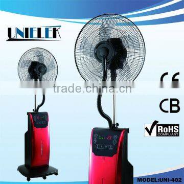 hot selling electric water mist cooling spanish fan CE RoHS approval