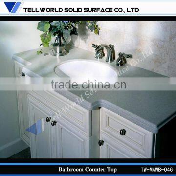 Hotel Marble Vanity, Commerical Bathroom Countertop, Marble Bathroom Countertop