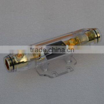 ANL fuse holder gold plated 1*0Ga in/out