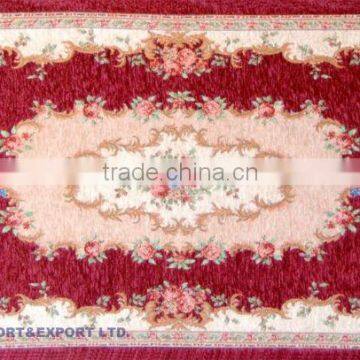 2012 flower knotted artificial polyester carpets