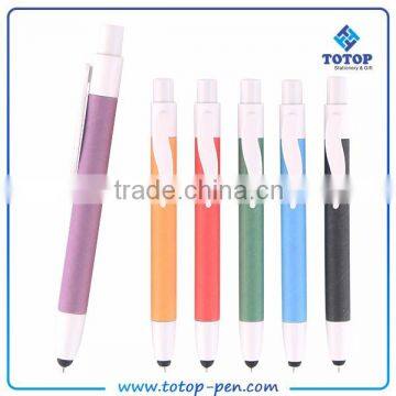 Highly-efficient replied custom color cheap promotional eco products stylus pen