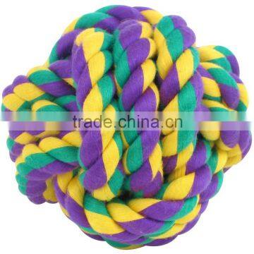 rope toy ,dog toy, pet toy, knots ball