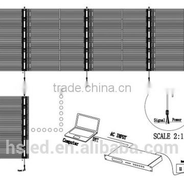 High brightness best price ce rohs led curtain