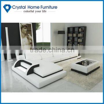 Modern home furniture leather lounge sofa