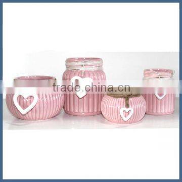 2016 new products pink ceramic decoration flower vase