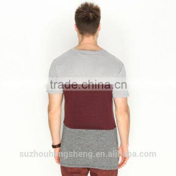 Mens handsome red and grey combo T shirt