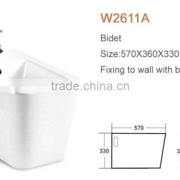 SANITARY WARE CERAMIC FEMALE CLEANING SPRAY HOT AND COLD WATER SHATTAF BIDET photo-2