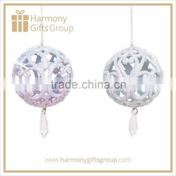 Hallow Clear Acrylic Ball Ornament