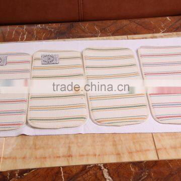 high quality jacquard fabric table mat table runner placemat