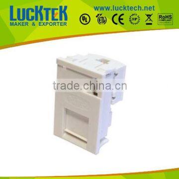 Lucktech white LJ6C CAT.5E module