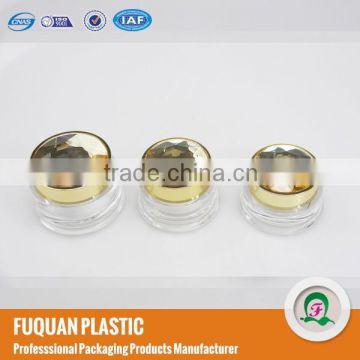 <American style> Skin care cream acrylic jar wtih diamond screw cap for cosmetic packaging