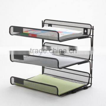 B8025 Metal Mesh 3 Tier File Tray