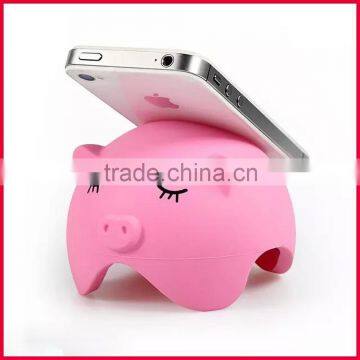 Pet Pig Creative Silicone Mobile Phone Holder