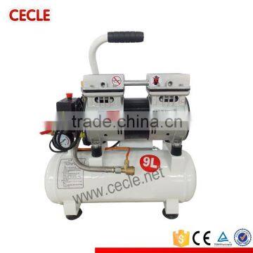 9l silent air compressor pump portable