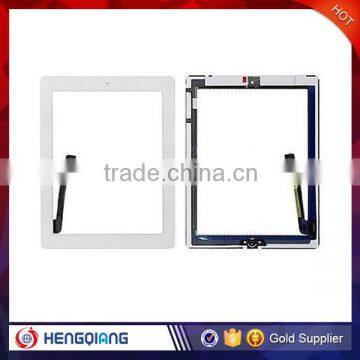 China Manufacturer and Supplier Touch Screen Digitizer with 3M Adhesive Home Button Assembly for iPad 4