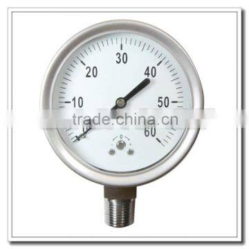 High Quality All Stainless Steel Low Vacuum Gauge With Bottom Connection photo-2