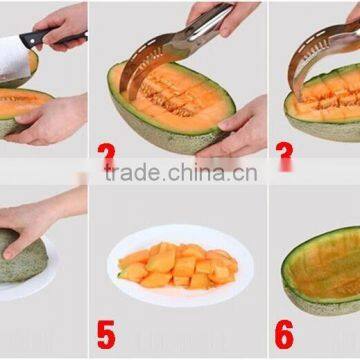 Stainless Steel Fruit Knife /Essential Home Kitchen Watermelon Slicer/Watermelon Knife photo-4