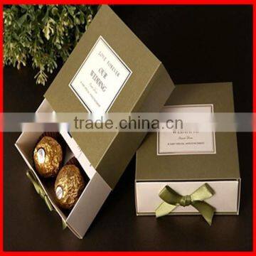 Wholesale square candy Wedding Party favor chocolate box Wedding flowers creative personalized candy box wedding supplies