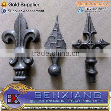 decorative spears used gate and fence