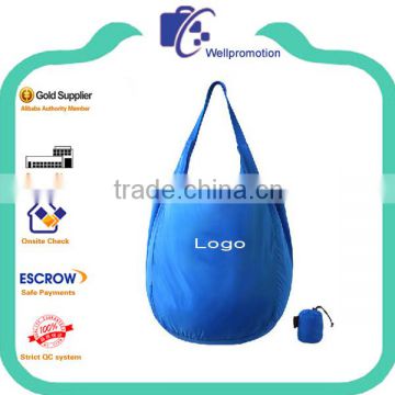 wellpromotion custom recycled PET reusable folding shopping bags