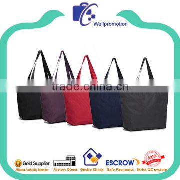 Stylish cheap blank 600d polyester canvas tote bag for promotion