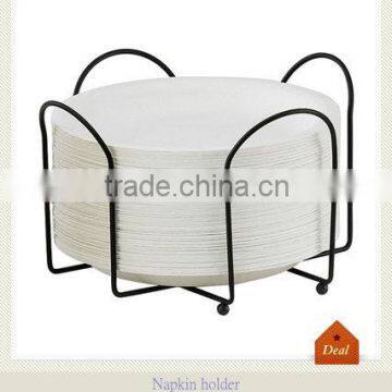 Metal round simple napkin holder