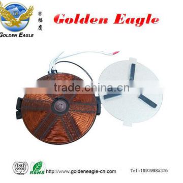 Power electronic induction cooker coil