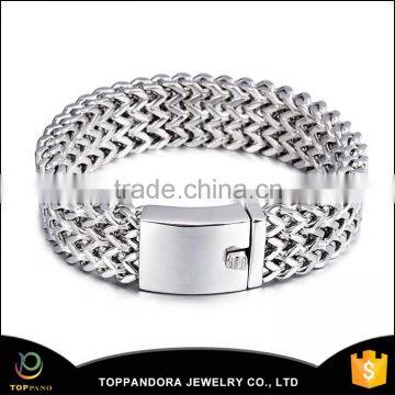 Classic Design Big 316 Stainless Steel Men Chain Link Bracelet