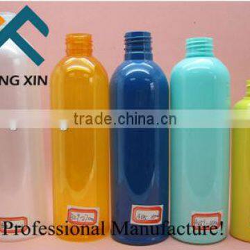 250ml 450ml 500ml 700ml Personal Care Industrial Use Boston Round Plastic Material Bottle with lotion pump