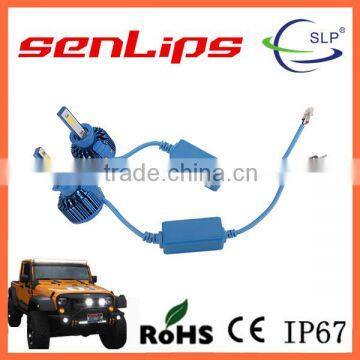 Factory Direct Wholesale 12-24V H1 H4 H7 COB CHIP led headlight for all Vehicles