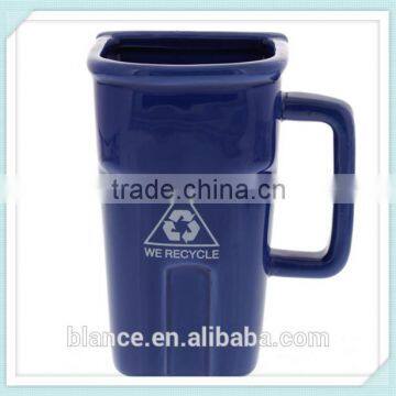 Recycling Bin Ceramic Coffee Mug photo-2