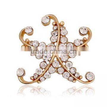 China supplier cheap wholesale zinc alloy magnetic artificial flower brooch for wedding dress