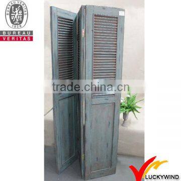 antique decorative wooden folding screen