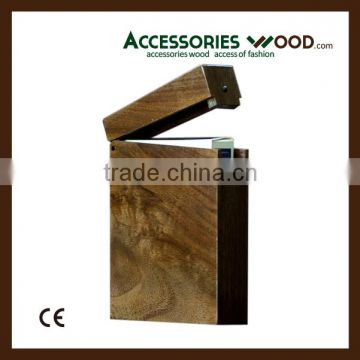 Portable natural wood name card Holder for promotion from CHINA