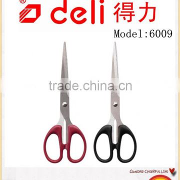 Deli Student Scissor or Scissors with plastic handle Model 6009 black