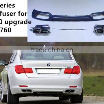 diffuser exhaust tips for B** M 7 series F02 740 up grade to 760 style