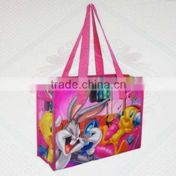 Cartoon tote plastic canvas landlords bag