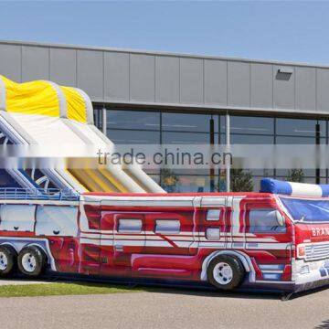 2015 cheap and good quality Large commercial inflatable fun city,water slide Large commercial inflatable slide for sale