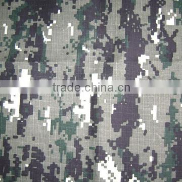 fabric with military print