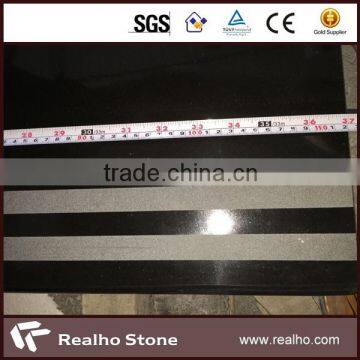 China Absolute Black Granite Modern Stair Treads