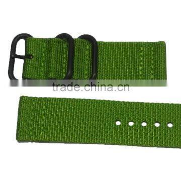 Two Piece PVD Black Zulu Quick Release Watch Band Extenders