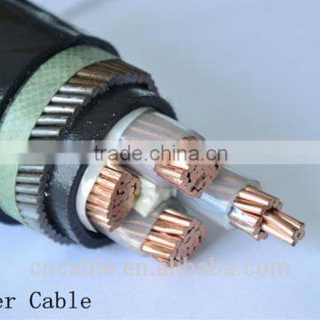 XLPE insulated Al wire Armoured Copper Conductor XLPE insulated Power Cable