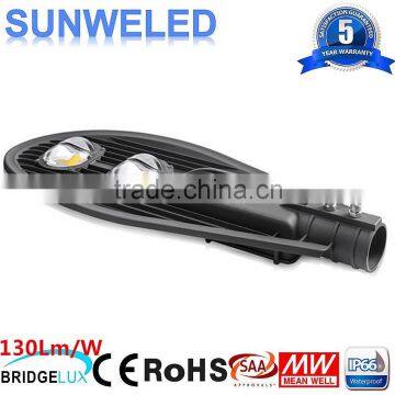 Bridgelux 60W COB LED Street Light Fixtures 3000k 30w 40w 50w 60w 80w 100w 120w 150w 200w