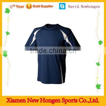 Top selling 100% polyster men's badminton jersey