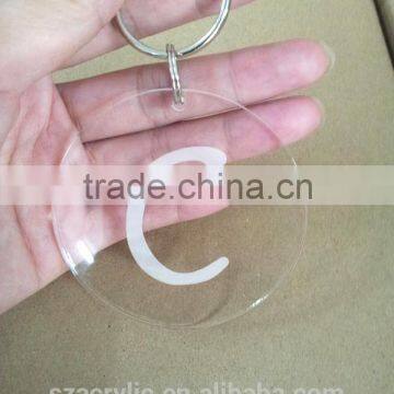 Acrylic Key Ring With Laser Letter,Acrylic Key Chain With Laser Letter photo-3