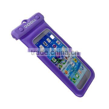 2016 New Product For Iphone 6 Waterproof Mobile Phone Case/ Phone PVC Waterproof Dry Bag For Swimming