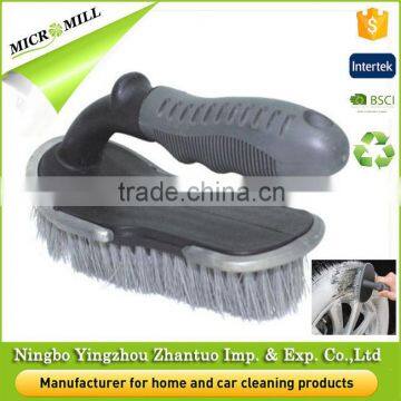 Car mini tire brush, soft bristle car wash brush