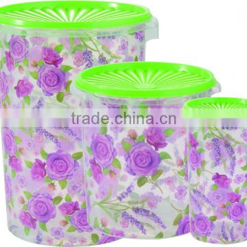 Plastic transparent food delivery container