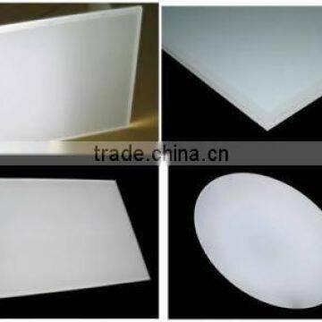 PC material light diffusion plate for led drop lighting plastic back plate