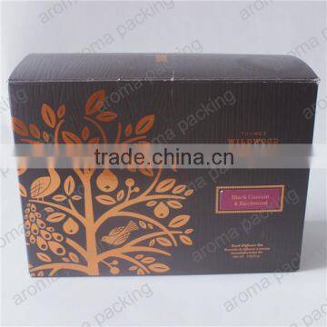 accept custom design reed diffuser bottle in luxury box with customer logo print